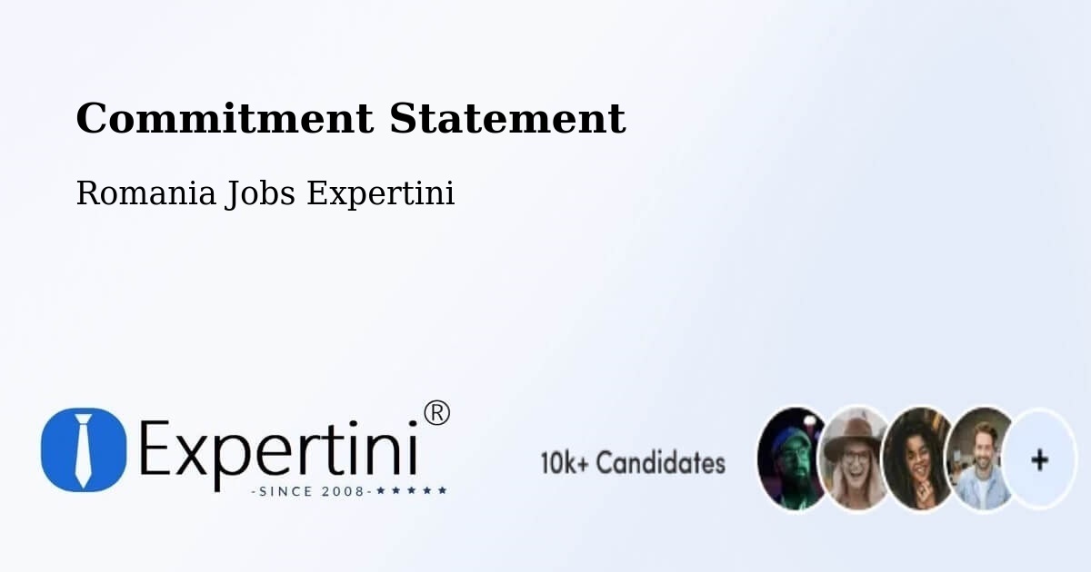 Corporate Commitment – Zlătărei - Romania Jobs Expertini